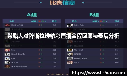 希腊人对阵斯拉维精彩直播全程回顾与赛后分析